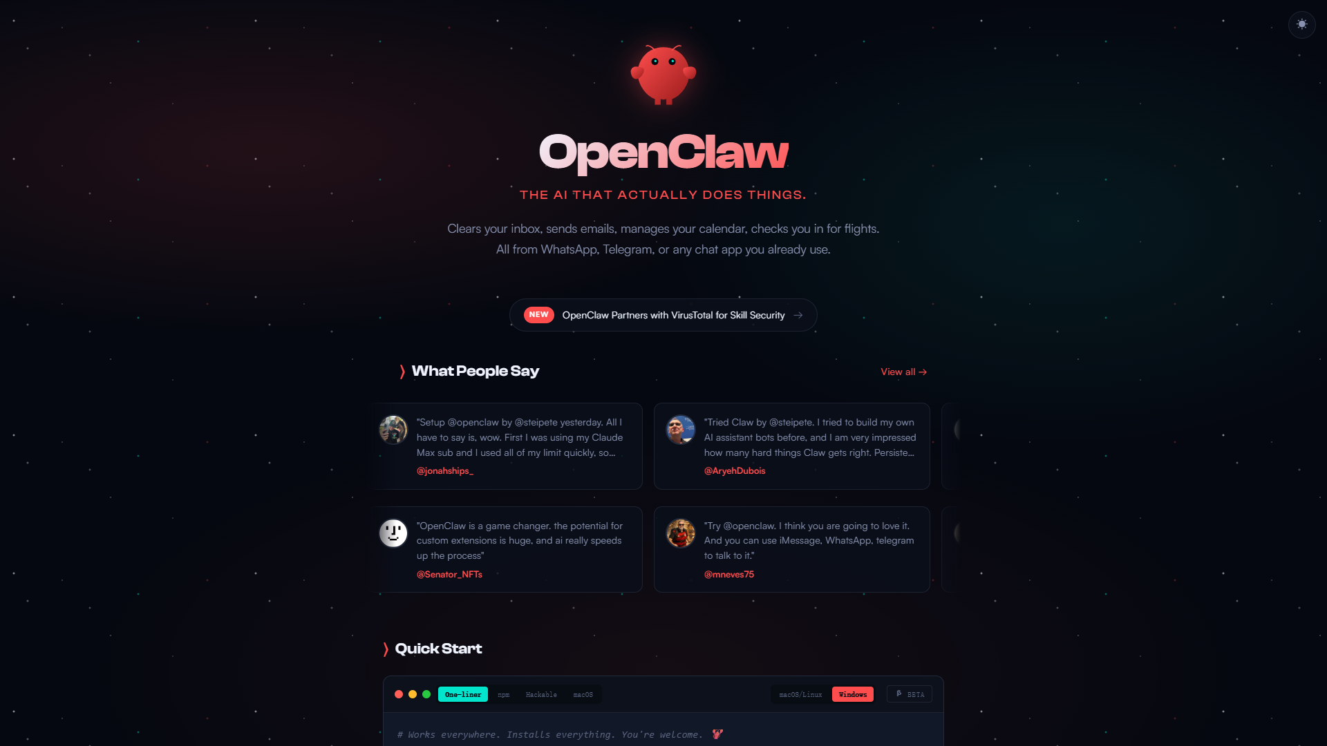 OpenClaw小龙虾网页版